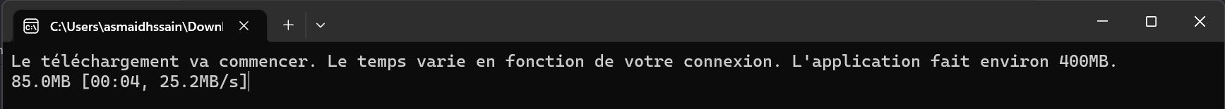 Étape 2