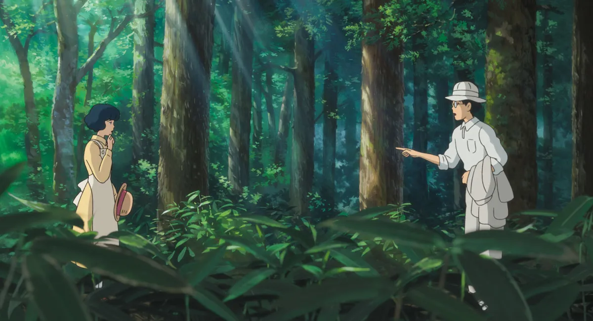 Jiro et Nahoko dans la forêt