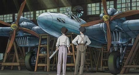 Jiro devant ses avions